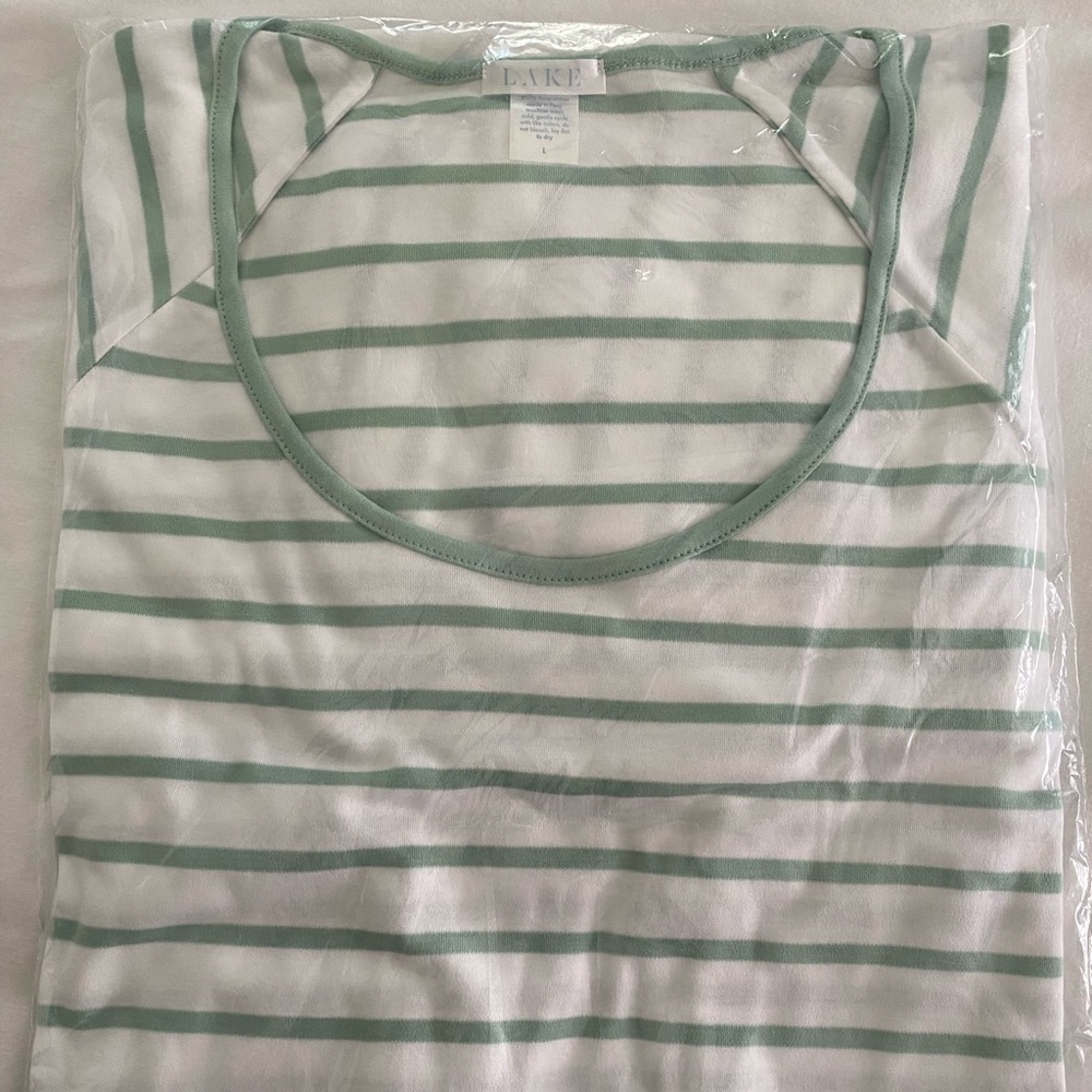 LAKE Spring Green Nightgown, Size Large - NWT